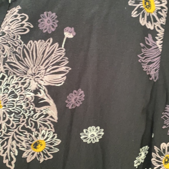 Floral pattern short sleeve free people mini dress - Picture 4 of 4